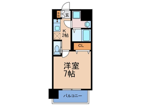 ALZA福島の物件間取画像